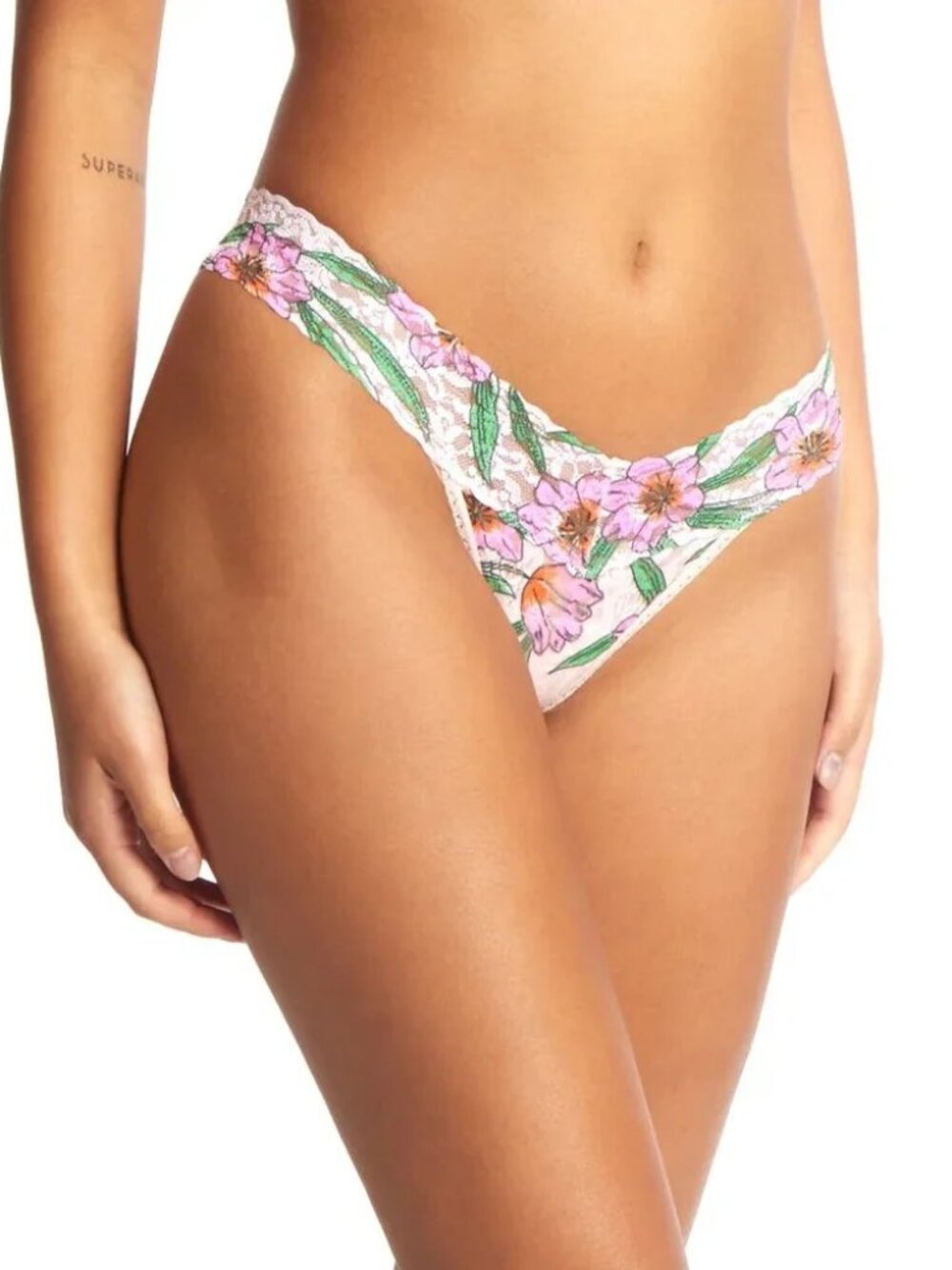 Printed Low Rise Thong